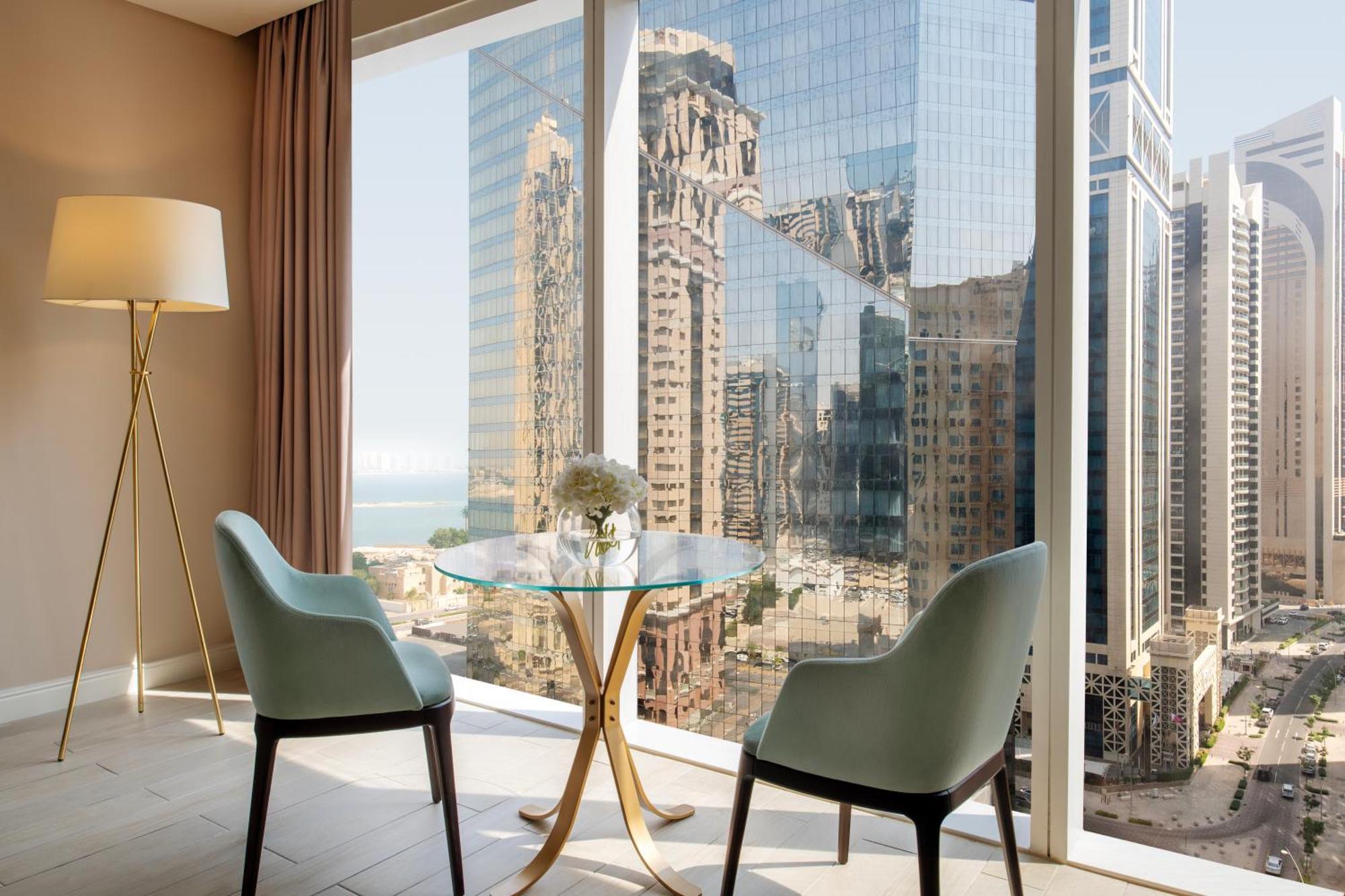 Dusit Doha Hotel Esterno foto View from a suite